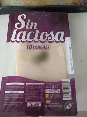Foto de Queso Sin Lactosa Lonchas