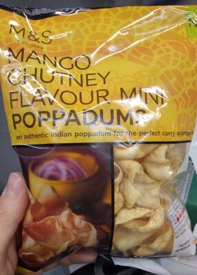 Foto de à petites galettes papadum à base de farine de har