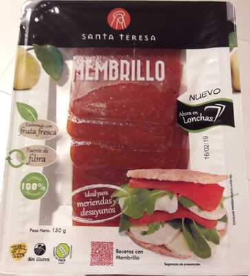 Foto de Carne de membrillo en lonchas sin gluten envase 150 g