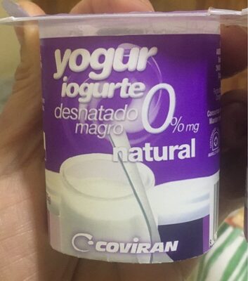 Foto de Yogur desnatado natural magro 0% mg
