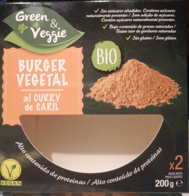 Foto de Burger vegetal al curry de caril