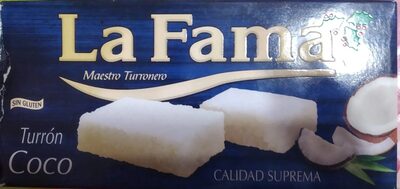 Foto de Turrón sabor coco