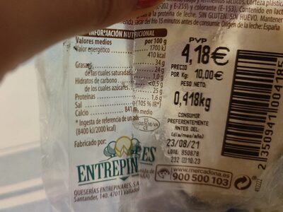 Foto de Queso semicurado sin lactosa