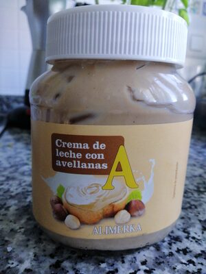 Foto de Crema de leche con avellanas