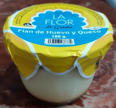 Foto de Flan de huevo y queso, La flor de Grado