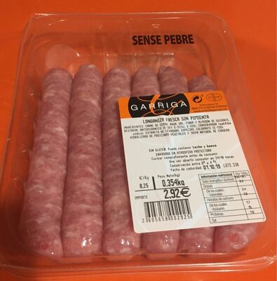 Foto de Longaniza Fresca Sin Pimienta