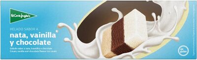 Foto de Helado sabor a nata, vainilla y chocolate