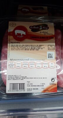 Foto de Longaniza blanca cerdo