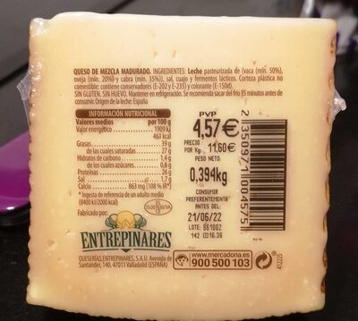 Foto de Queso de mezcla madurado