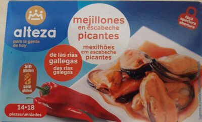 Foto de Mejillones en escabeche picantes