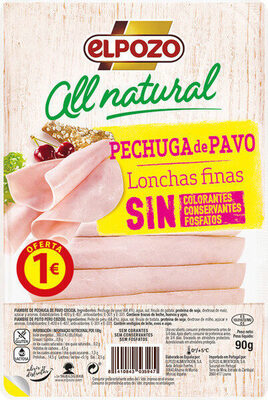 Foto de All natural pechuga de pavo lonchas finas