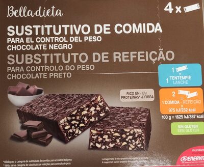 Foto de Sustituto de comida para el control de peso chocolate negro