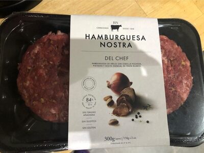 Foto de hamburguesa nostra del chef