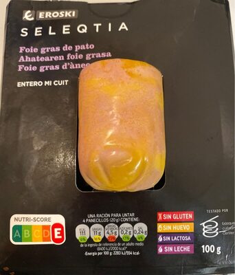 Foto de Foie gras de pato entero mi cuit
