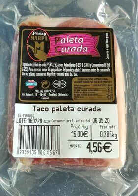 Foto de Paleta curada