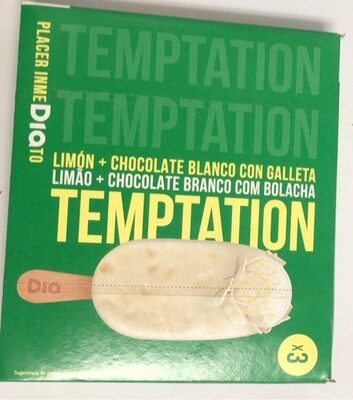 Foto de Chocolate blanco con galleta con helado de limón