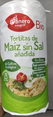 Foto de Tortitas de Maíz sin sal