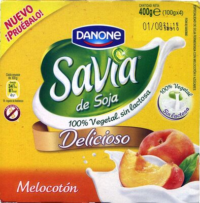 Foto de Savia de soja melocotón