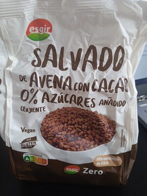 Foto de Salvado de avena con cacao 0% azúcares añadidos crujiente
