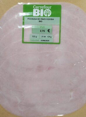 Foto de Pechuga de Pavo Cocida BIO