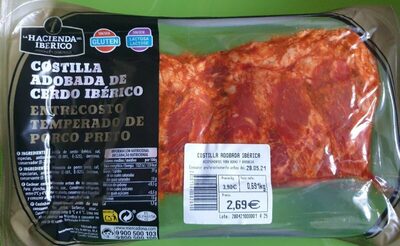 Foto de Costilla adobada cerdo ibérico