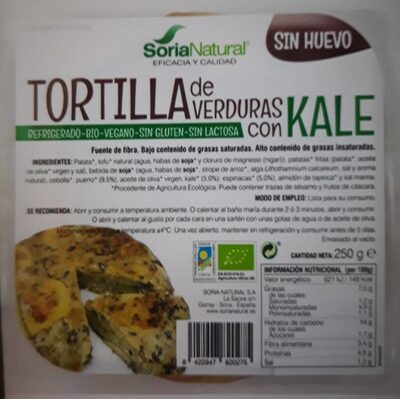 Foto de Tortilla de verduras con kale