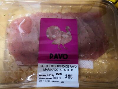 Foto de Filete extrafino de pavo marinado al ajillo
