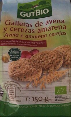 Foto de Galletas de avena y cerezas amarena