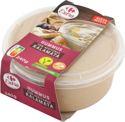 Foto de Hummus con aceitunas kalamata