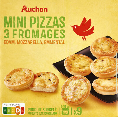 Foto de Mini Pizzas 3 fromagesedam, mozzarella, emmental