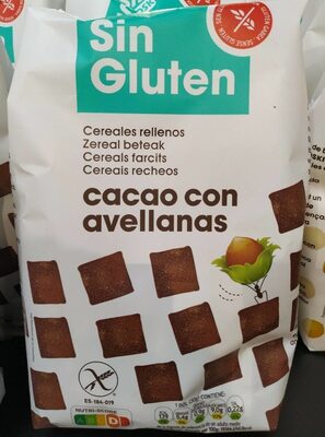 Foto de Cereales rellenos de cacao con avellanas sin gluten