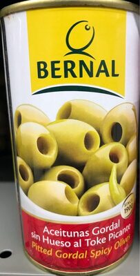 Foto de Aceitunas gordal sin hueso al toke picante