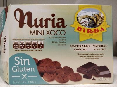 Foto de Nuria mini xoco sin gluten