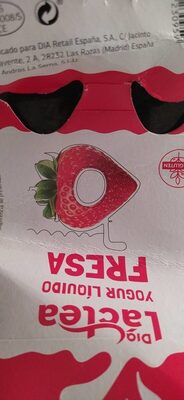 Foto de Yogur liquido fresa
