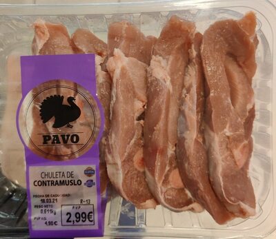 Foto de Chuletas contra muslo de pavo