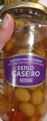 Foto de Aceituna partida aliñada estilo caseiro