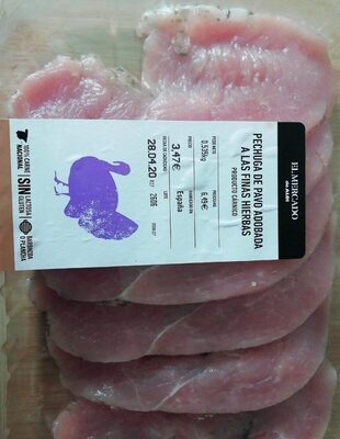 Foto de Pechuga de pavo adobada a las finas hierbas