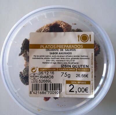Foto de Crujiente de salmón