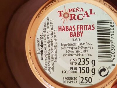 Foto de Habas fritas baby