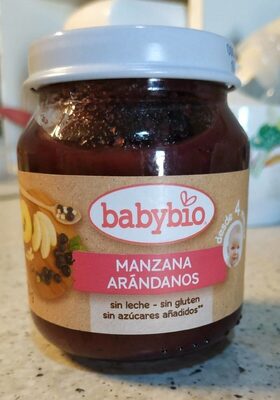 Foto de Babybio tarrito Manzana y Arándanos