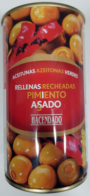 Foto de Aceitunas verdes rellenas de pimiento asado