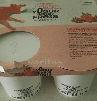 Foto de Yogur sabor fresa ecológico