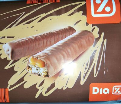 Foto de Barrita de chocolate, caramelo y galleta