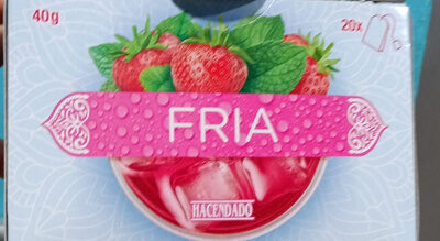 Foto de Infusión fría con sabor a fresa y hierbabuena