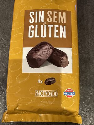 Foto de Bizcocho recubierto de chocolate sin gluten