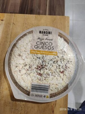 Foto de Pizza fresca cinco quesos