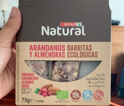 Foto de Barritas ecológicas de arándanos y almendras