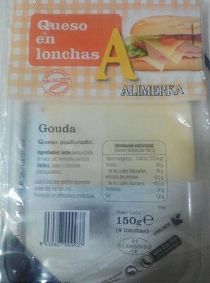 Foto de Queso en lonchas Gouda