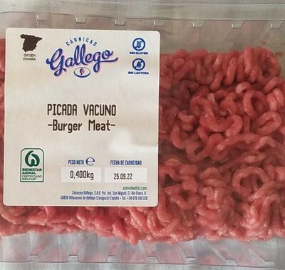 Foto de Burguer meat picada vacuno