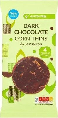 Foto de Dark Chocolate Corn Thins 4 x (130g)